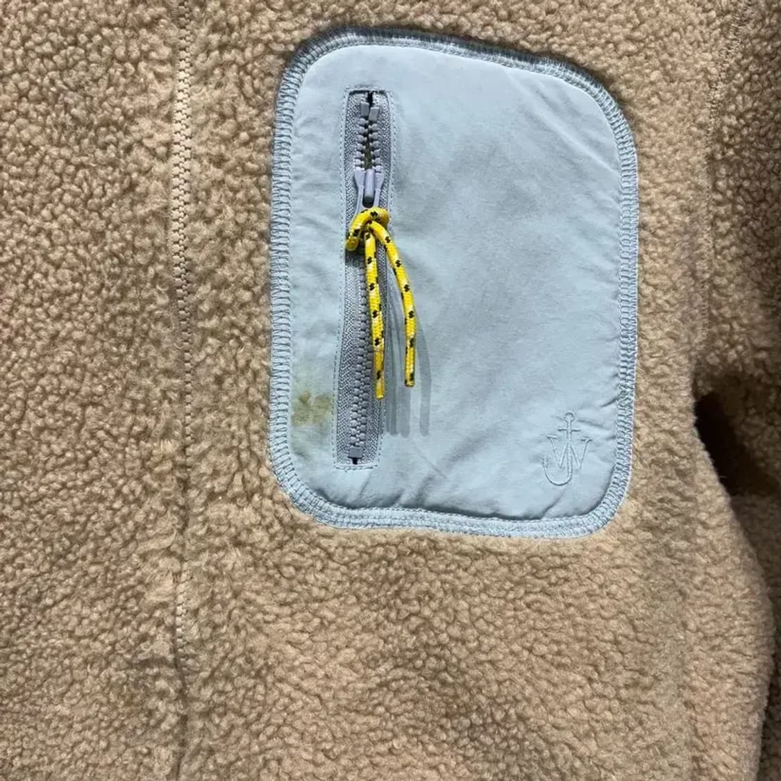 (100) 유니클로 JW앤더슨 양털 뽀글이 후리스 후드집업 자켓 상품이미지6