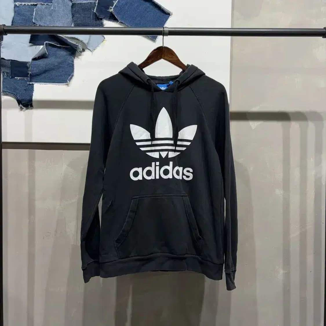 (100) 아디다스 캐주얼 유로파 프린팅 기모 후드티 상품이미지1