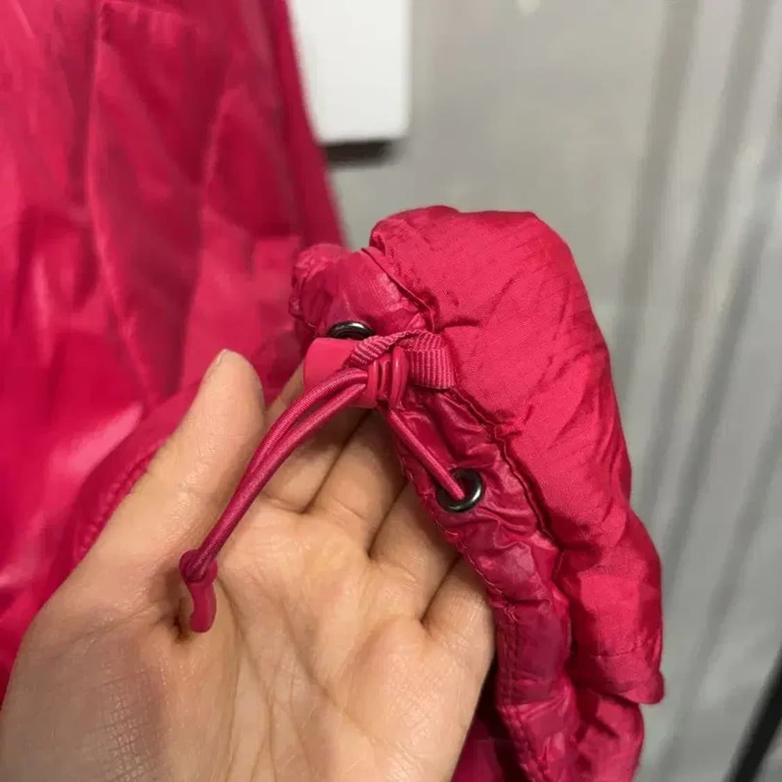 (100) 노스페이스 등산 아웃도어 핫핑크 경량패딩 자켓 상품이미지5