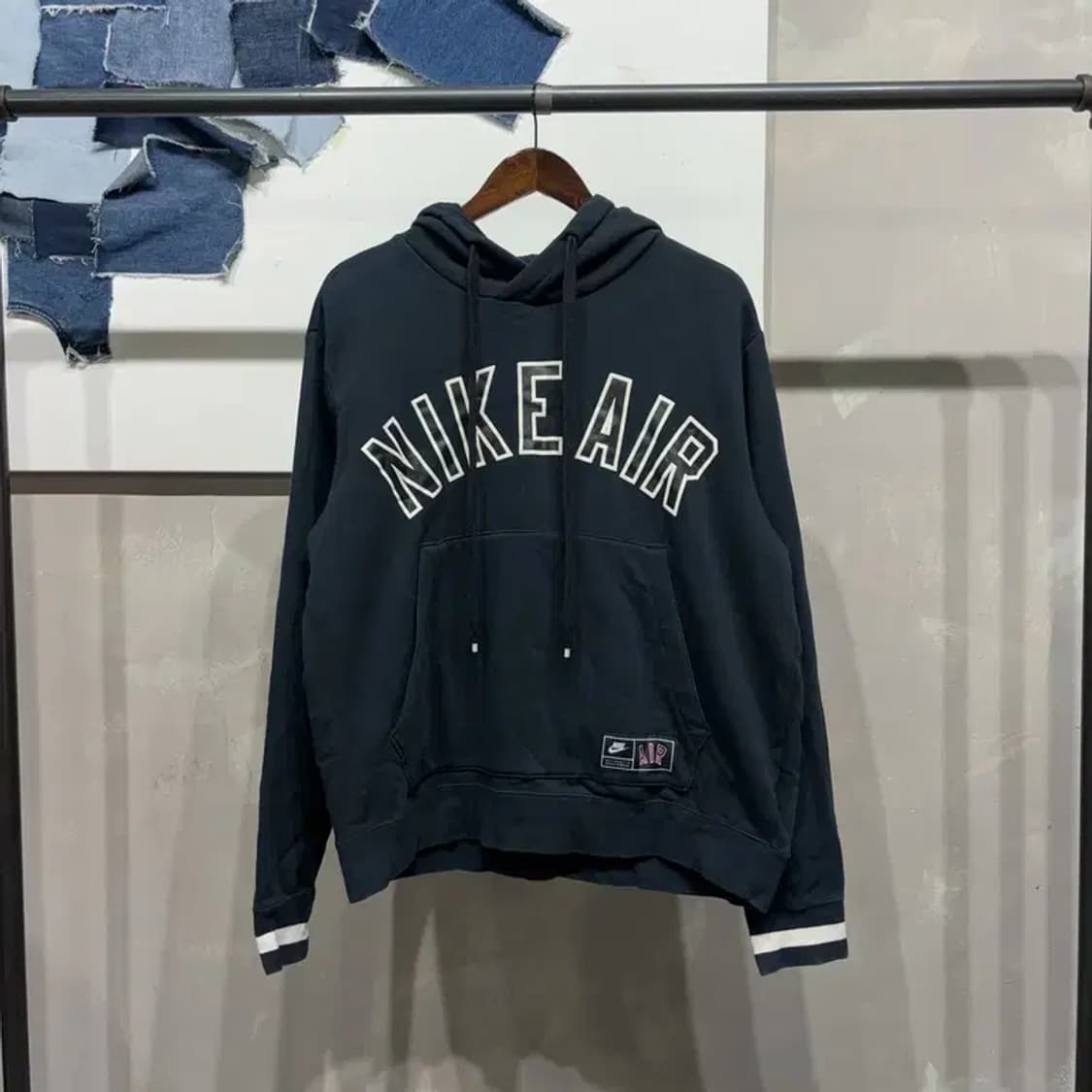 (100) 나이키 에어 스트릿 프린팅 기모 후드티 상품이미지1