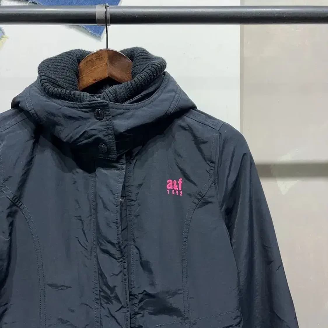 (85) 아베크롬비 여성 캐주얼 기모 후드 바람막이 야상 자켓 상품이미지3