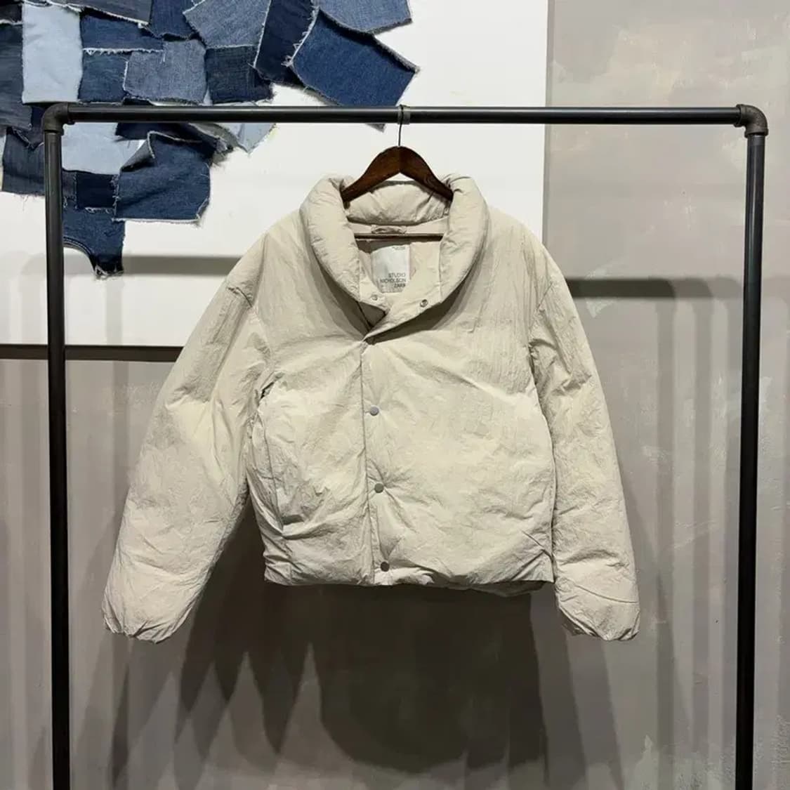 (90) 자라X스튜디오니콜슨 캐주얼 덕다운 오리털 숏패딩 상품이미지1