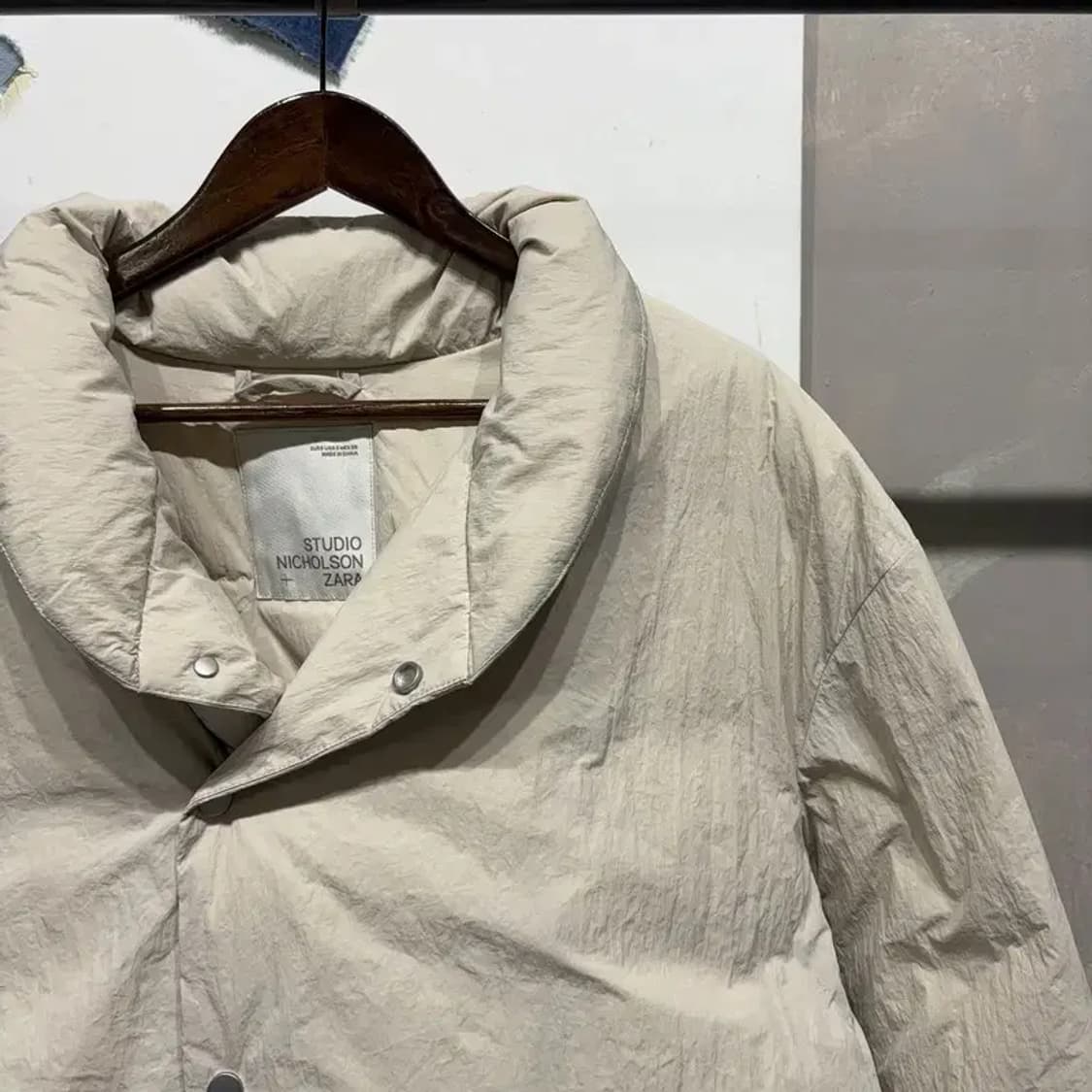 (90) 자라X스튜디오니콜슨 캐주얼 덕다운 오리털 숏패딩 상품이미지3