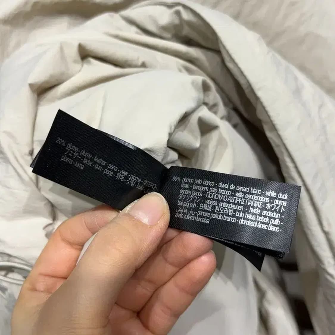 (90) 자라X스튜디오니콜슨 캐주얼 덕다운 오리털 숏패딩 상품이미지6