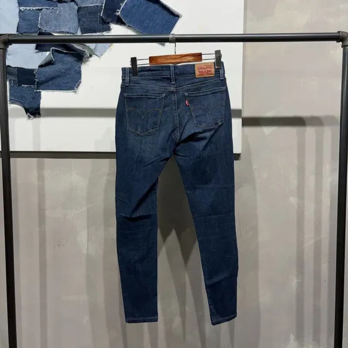 (27인치) 리바이스 710 여성 슈퍼스키니 스판 진청바지 데님팬츠 상품이미지3