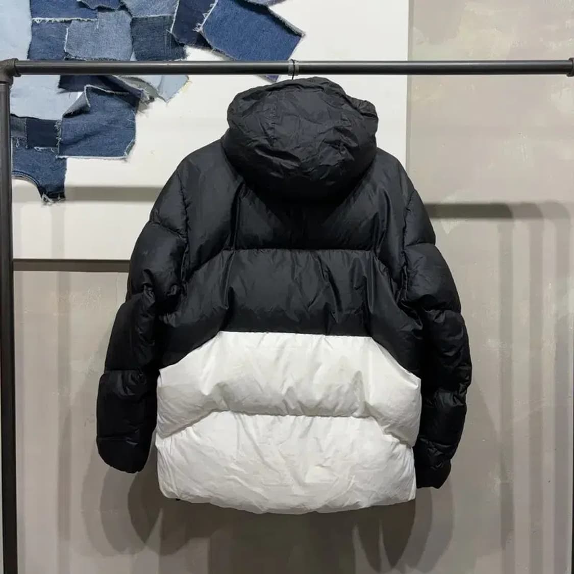 (100) 스파이더 스트릿 캐주얼 구스다운 거위털 패딩 상품이미지3