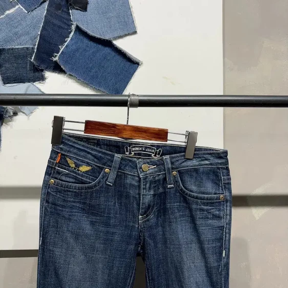 (26인치) 로빈슨진 여성 Y2K 빈티지 진청바지 데님팬츠 상품이미지2