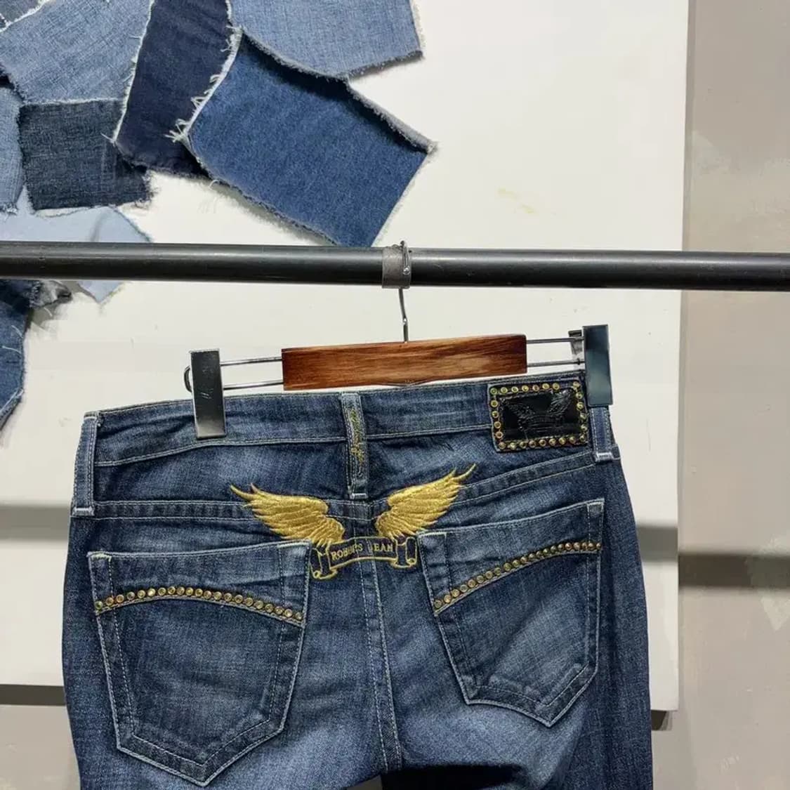 (26인치) 로빈슨진 여성 Y2K 빈티지 진청바지 데님팬츠 상품이미지4