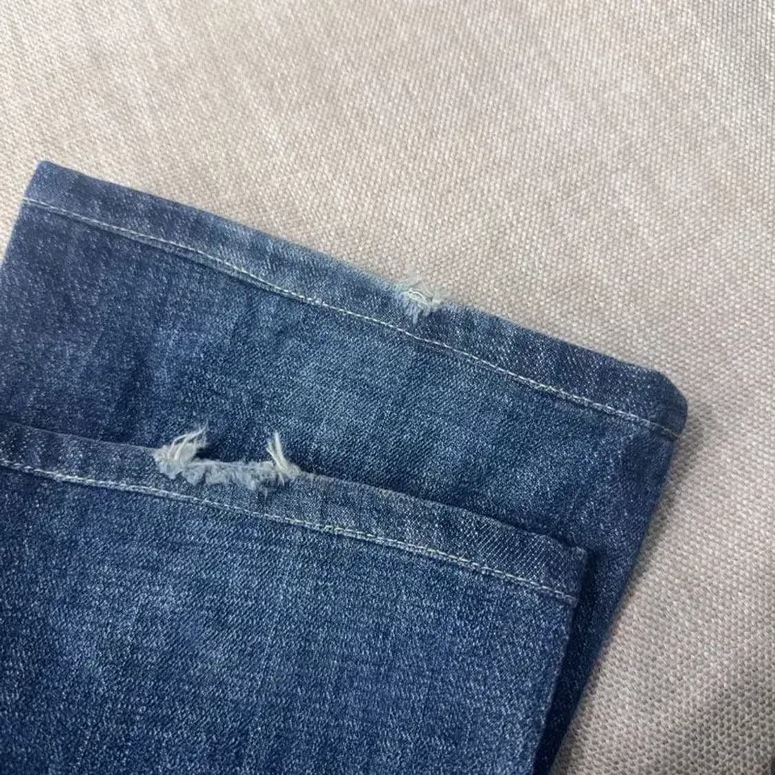 (26인치) 로빈슨진 여성 Y2K 빈티지 진청바지 데님팬츠 상품이미지7