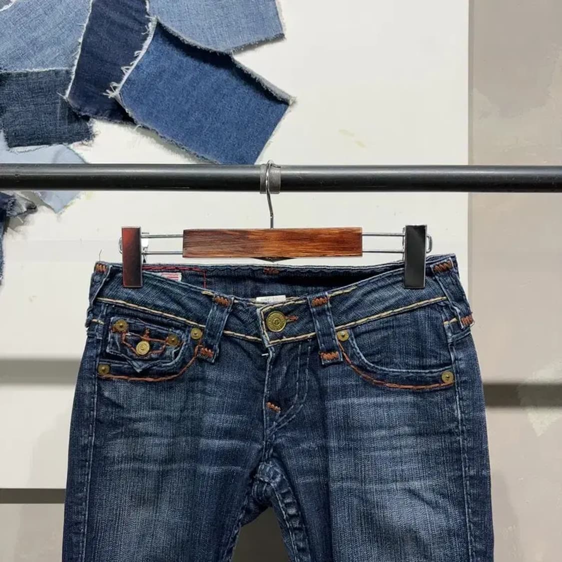 (24인치) 트루릴리젼 여성 빌리슈퍼티 스판 진청바지 데님팬츠 상품이미지2