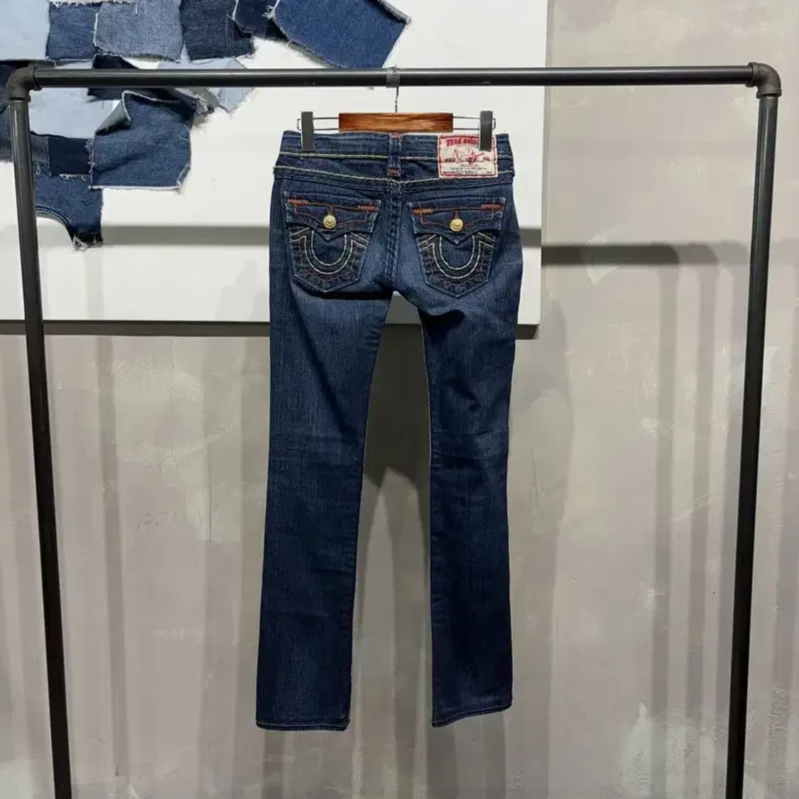 (24인치) 트루릴리젼 여성 빌리슈퍼티 스판 진청바지 데님팬츠 상품이미지3