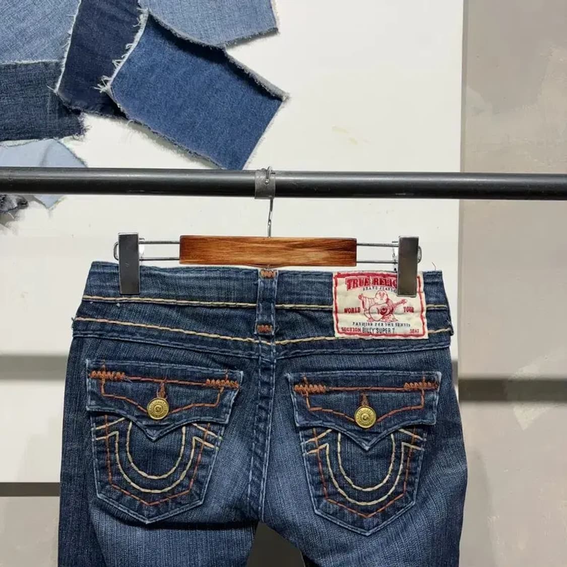 (24인치) 트루릴리젼 여성 빌리슈퍼티 스판 진청바지 데님팬츠 상품이미지4