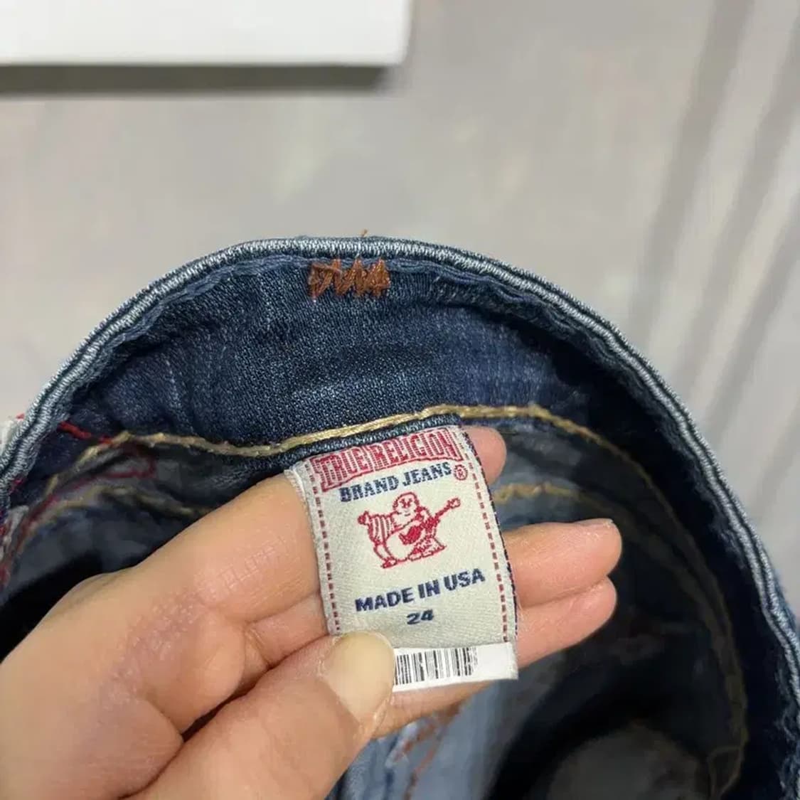 (24인치) 트루릴리젼 여성 빌리슈퍼티 스판 진청바지 데님팬츠 상품이미지5