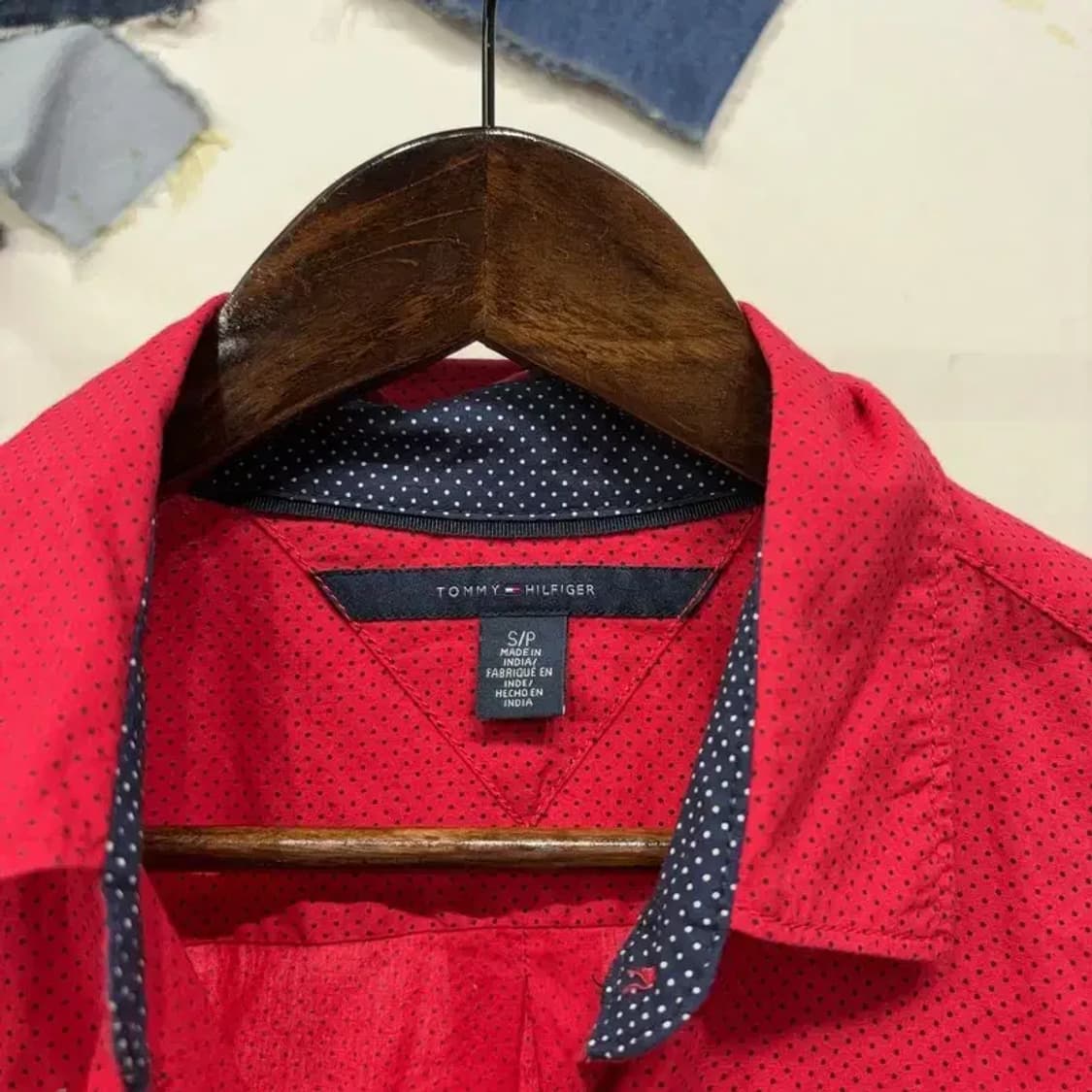(85) 타미힐피거 여성 캐주얼 도트 패턴 셔츠 남방 상품이미지2