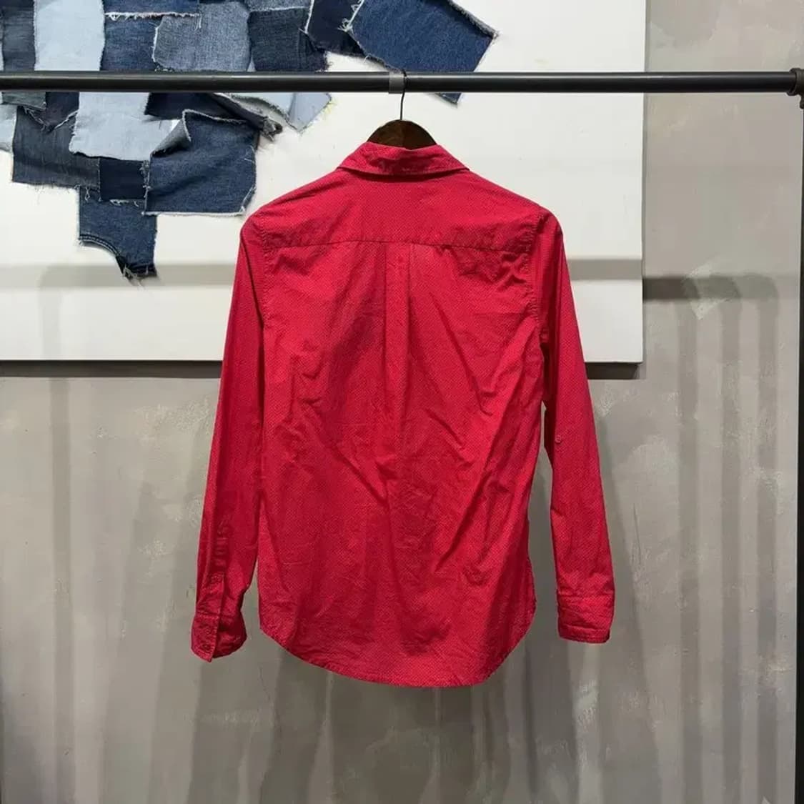 (85) 타미힐피거 여성 캐주얼 도트 패턴 셔츠 남방 상품이미지4