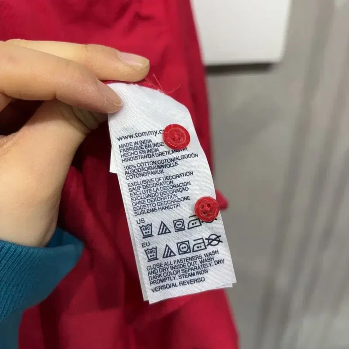 (85) 타미힐피거 여성 캐주얼 도트 패턴 셔츠 남방 상품이미지5