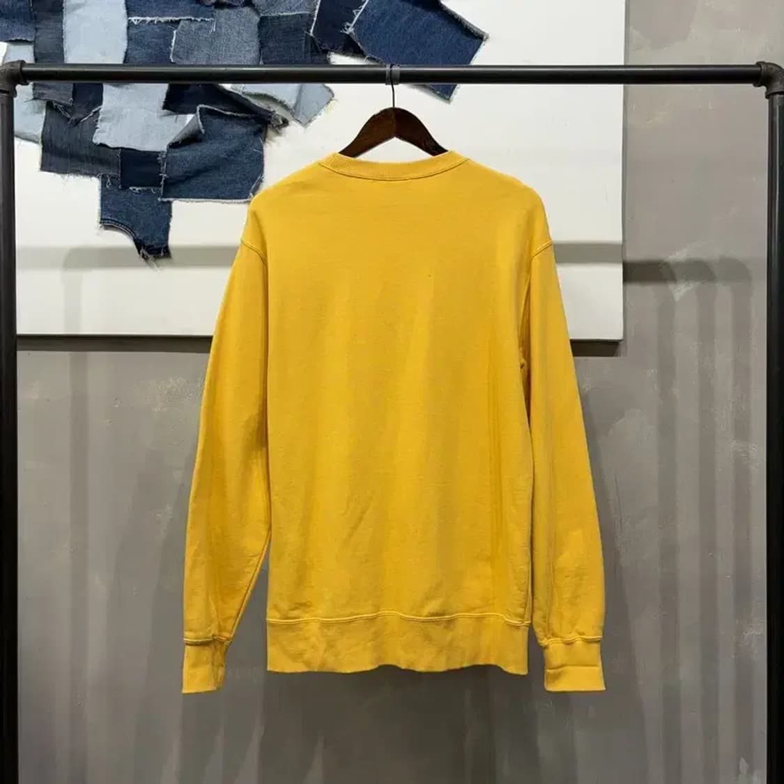 (110) 챔피온 스트릿 캐주얼 로고 자수 맨투맨 긴팔 티 상품이미지4