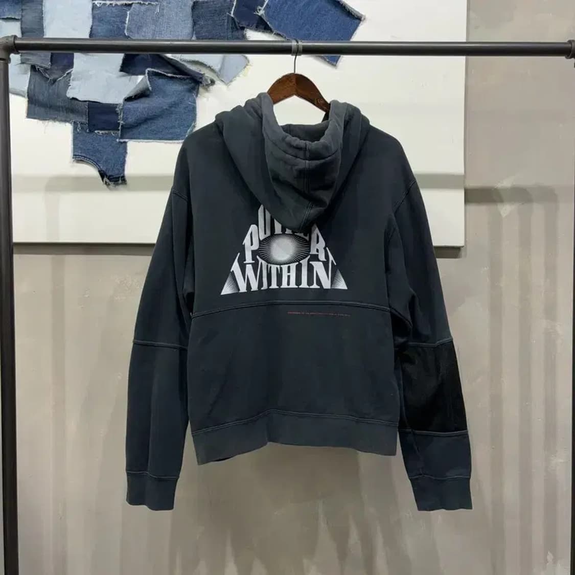 (105) 나이키 스트릿 캐주얼 백프린팅 기모 후드집업 자켓 상품이미지4