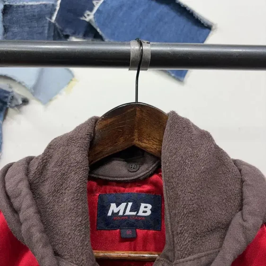 (90) MLB 여성 아스트로스 캐주얼 패딩 야구잠바 바시티 자켓 상품이미지2