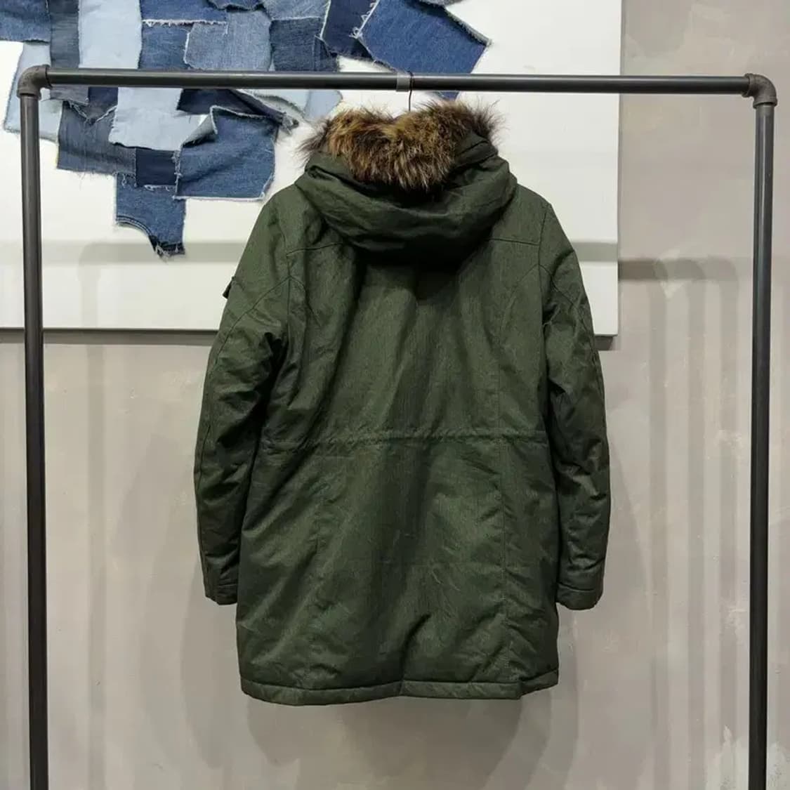 (105) 머렐 등산 아웃도어 구스다운 거위털 라쿤털 패딩 점퍼 상품이미지4