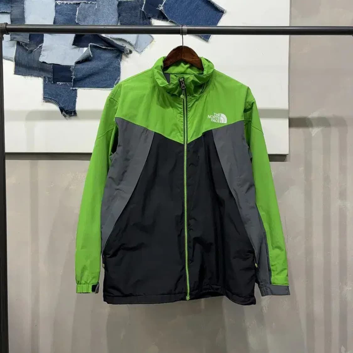 (100) 노스페이스 등산 아웃도어 하이벤트 바람막이 자켓 상품이미지1