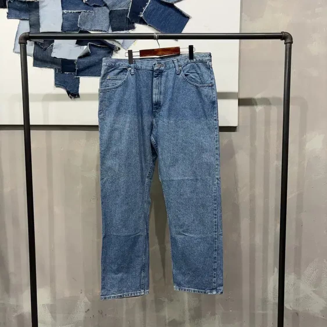 (빅사이즈) 랭글러 빈티지 캐주얼 청바지 데님팬츠 상품이미지1