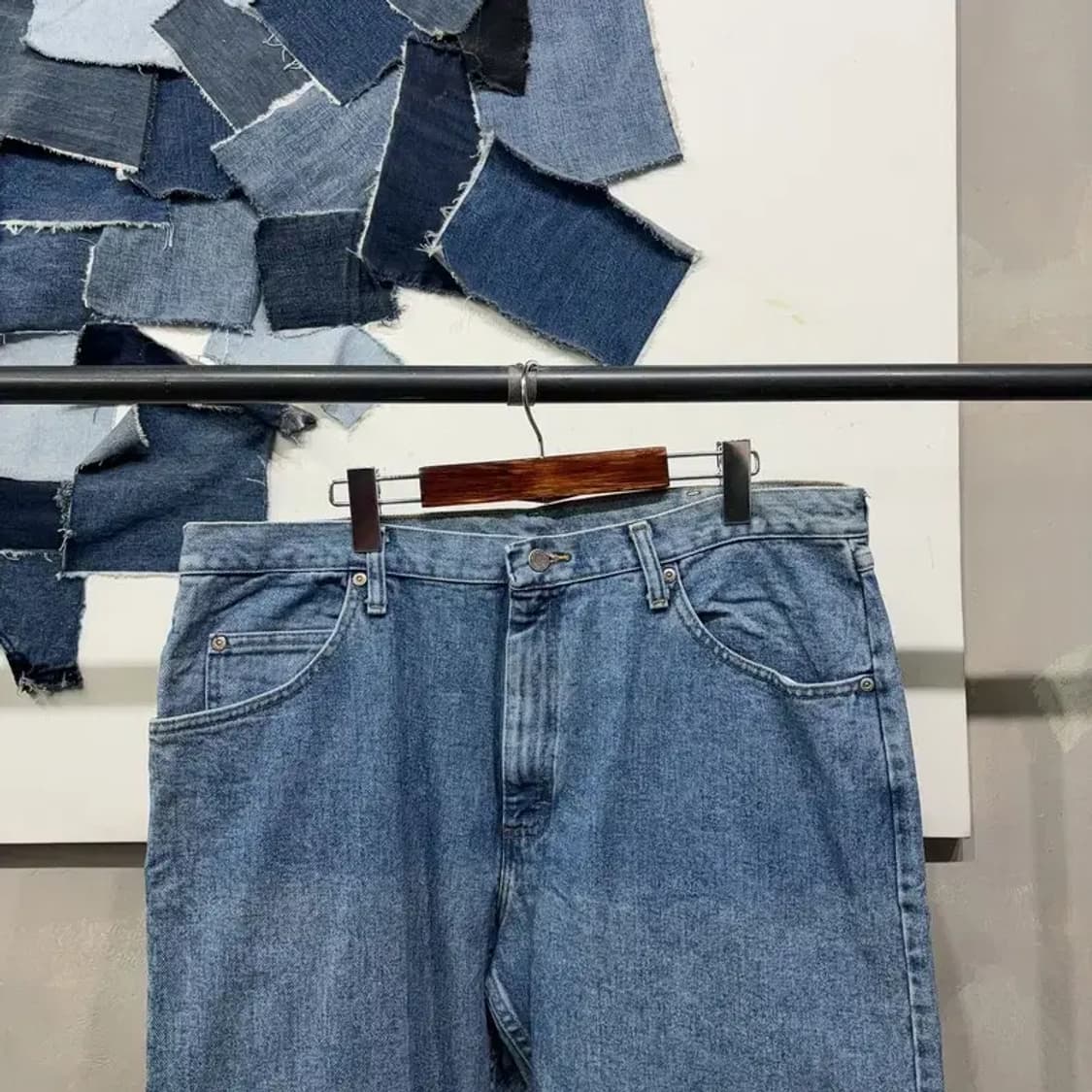 (빅사이즈) 랭글러 빈티지 캐주얼 청바지 데님팬츠 상품이미지2