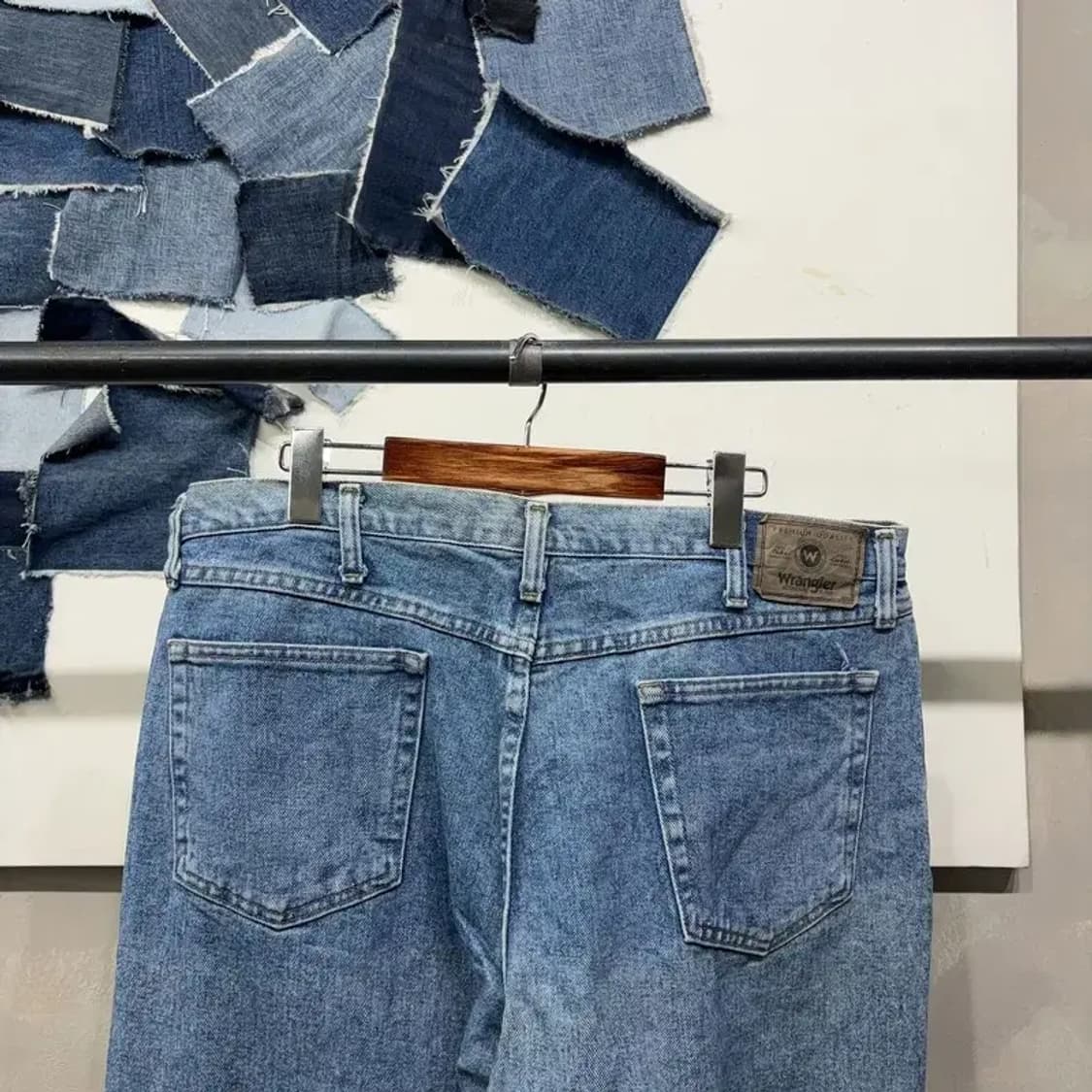 (빅사이즈) 랭글러 빈티지 캐주얼 청바지 데님팬츠 상품이미지4