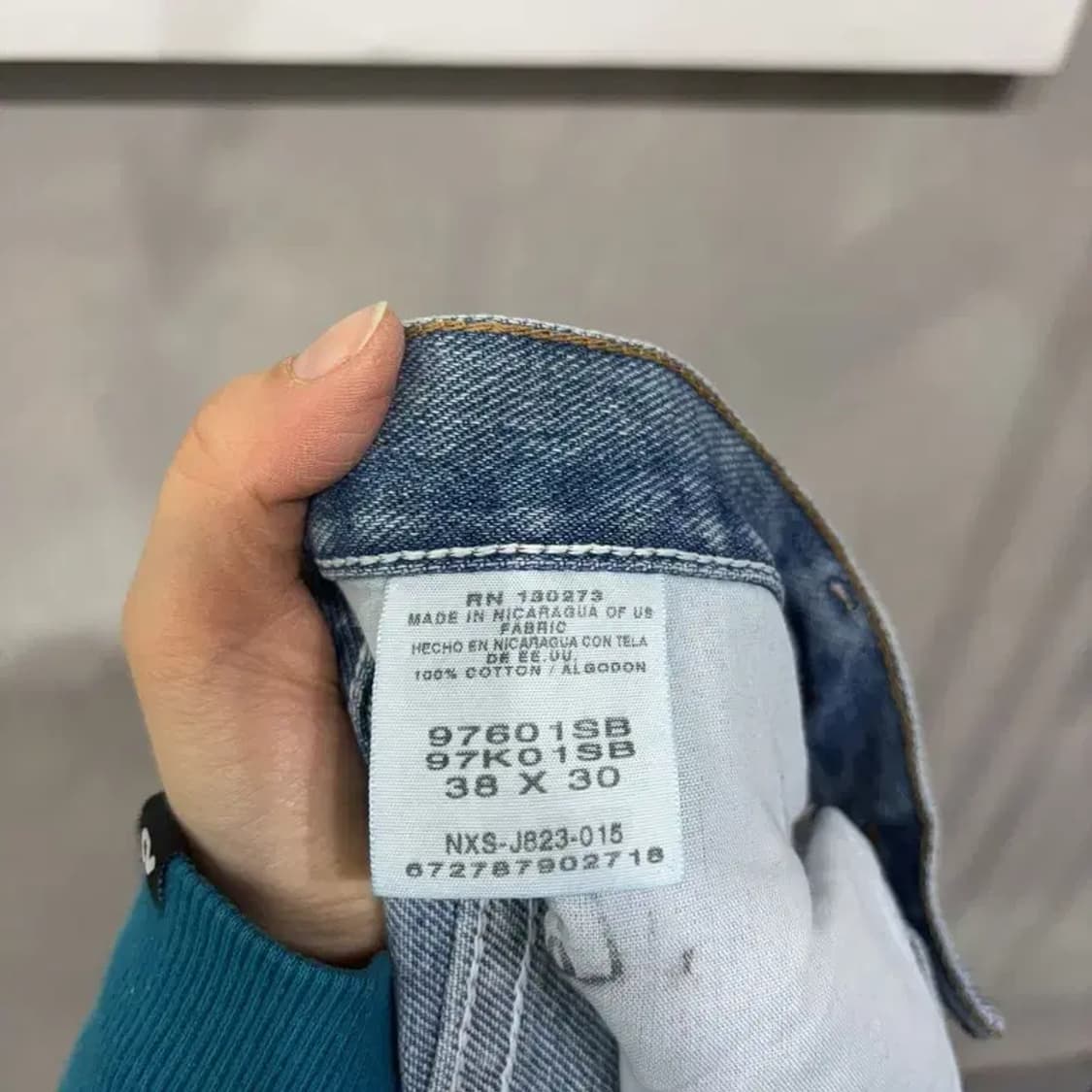 (빅사이즈) 랭글러 빈티지 캐주얼 청바지 데님팬츠 상품이미지5