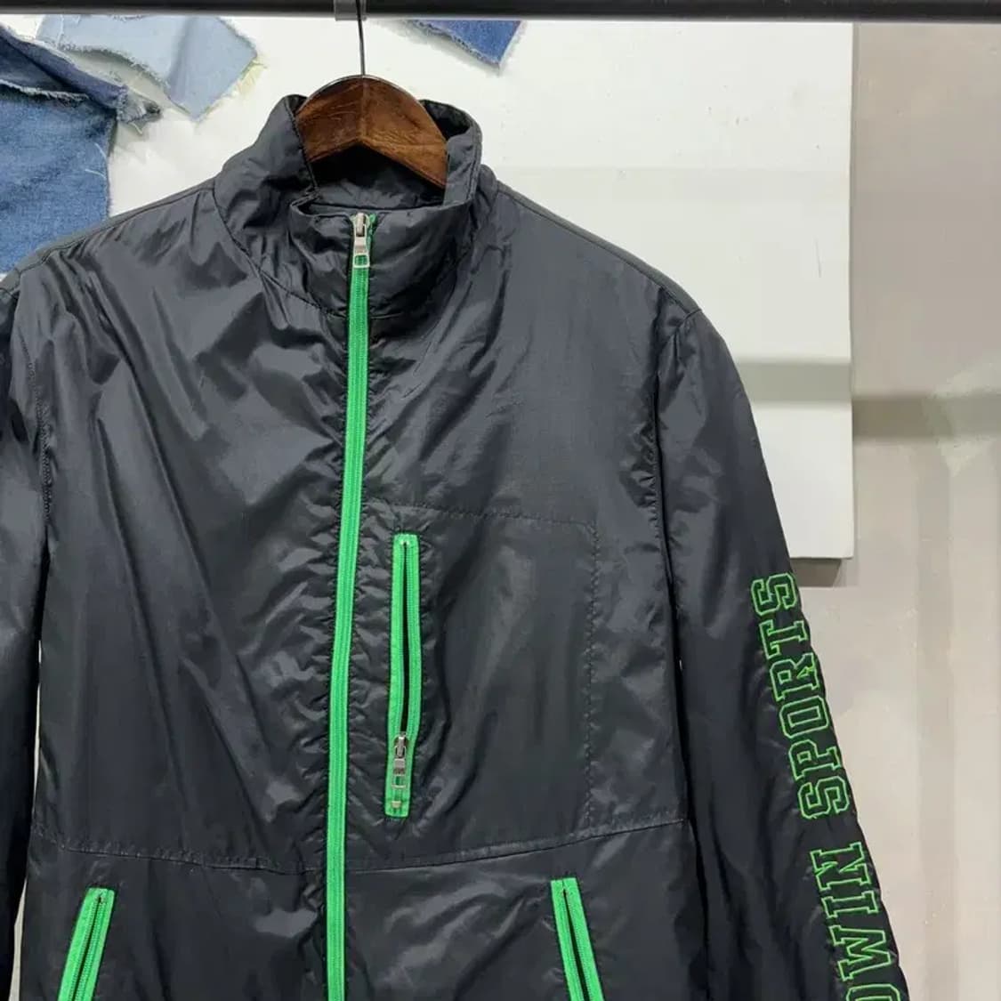 (90) 에드윈 캐주얼 기모 후리스 바람막이 자켓 상품이미지3