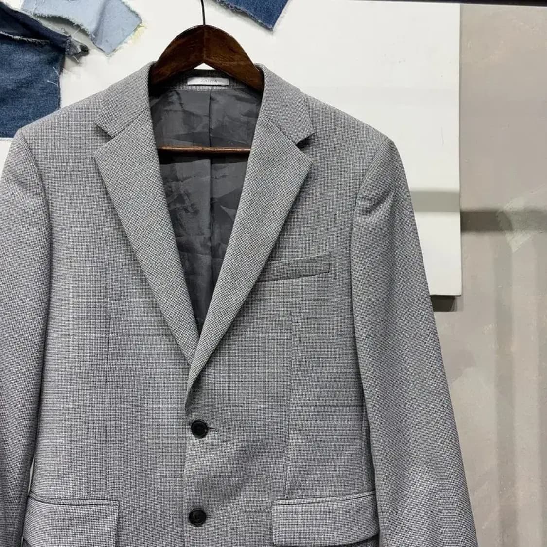 (95) 지오지아 클래식 캐주얼 싱글 울 블레이저 자켓 상품이미지3