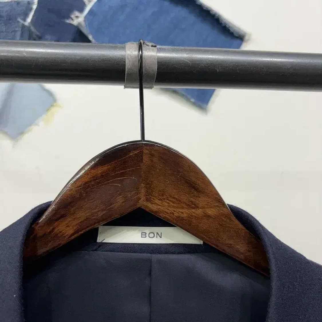 (100) 본 클래식 캐주얼 울 싱글 블레이저 자켓 상품이미지2