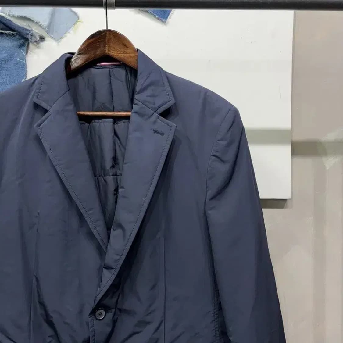 (100) 인디안 캐주얼 싱글 패디드 바람막이 블레이저 자켓 상품이미지3