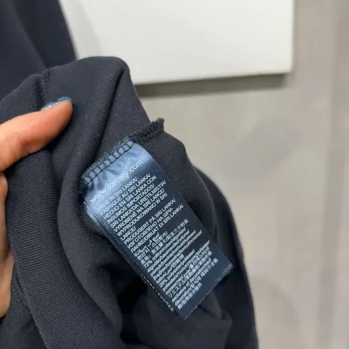 (100) 타미힐피거 캐주얼 자수 맨투맨 긴팔 티 상품이미지5