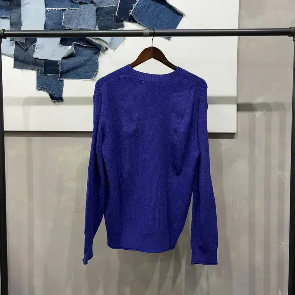 (95) 에잇세컨즈 캐주얼 퍼플 라운드 니트 상품이미지4