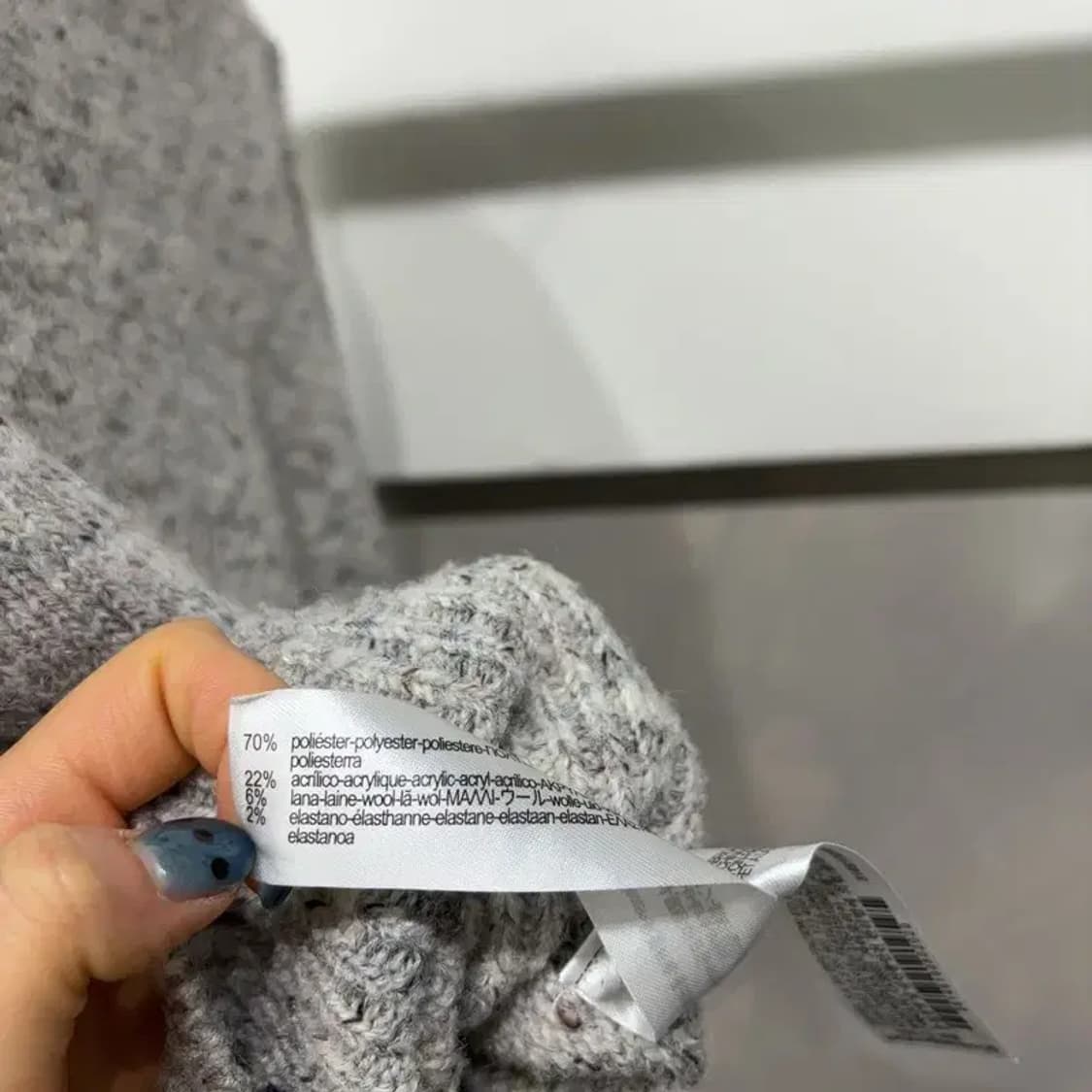 (85) 자라 ZARA 여성 캐주얼 울 카라 크롭 니트 가디건 상품이미지5