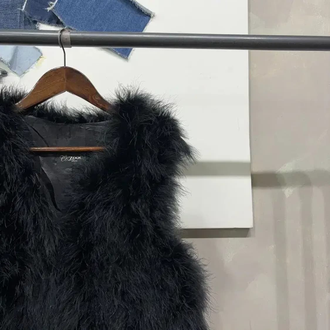 (85) 주크 여성 캐주얼 타조털 퍼 조끼 자켓 상품이미지3