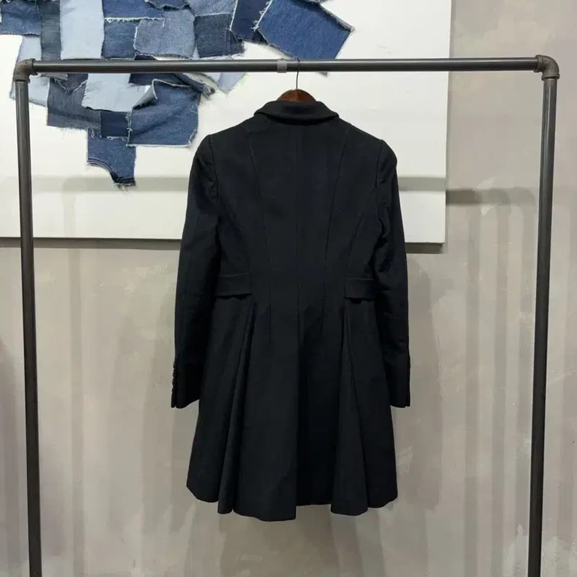 (80) 마인 한섬 여성 캐주얼 캐시미어 싱글버튼 롱코트 상품이미지4