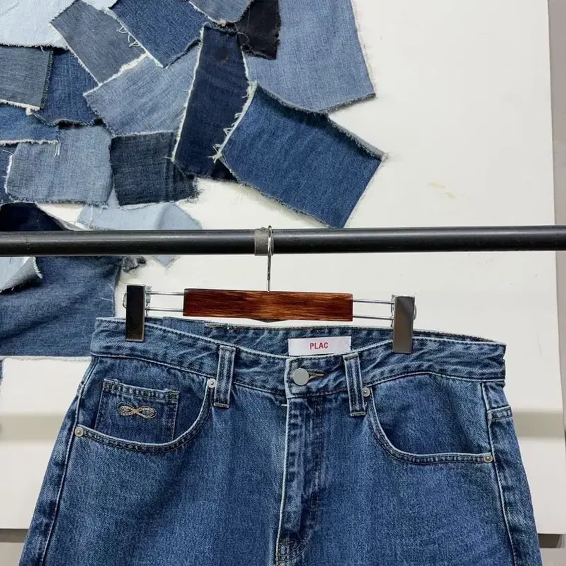 (33인치) 플랙진 캐주얼 스트릿 9부 청바지 데님팬츠 상품이미지2