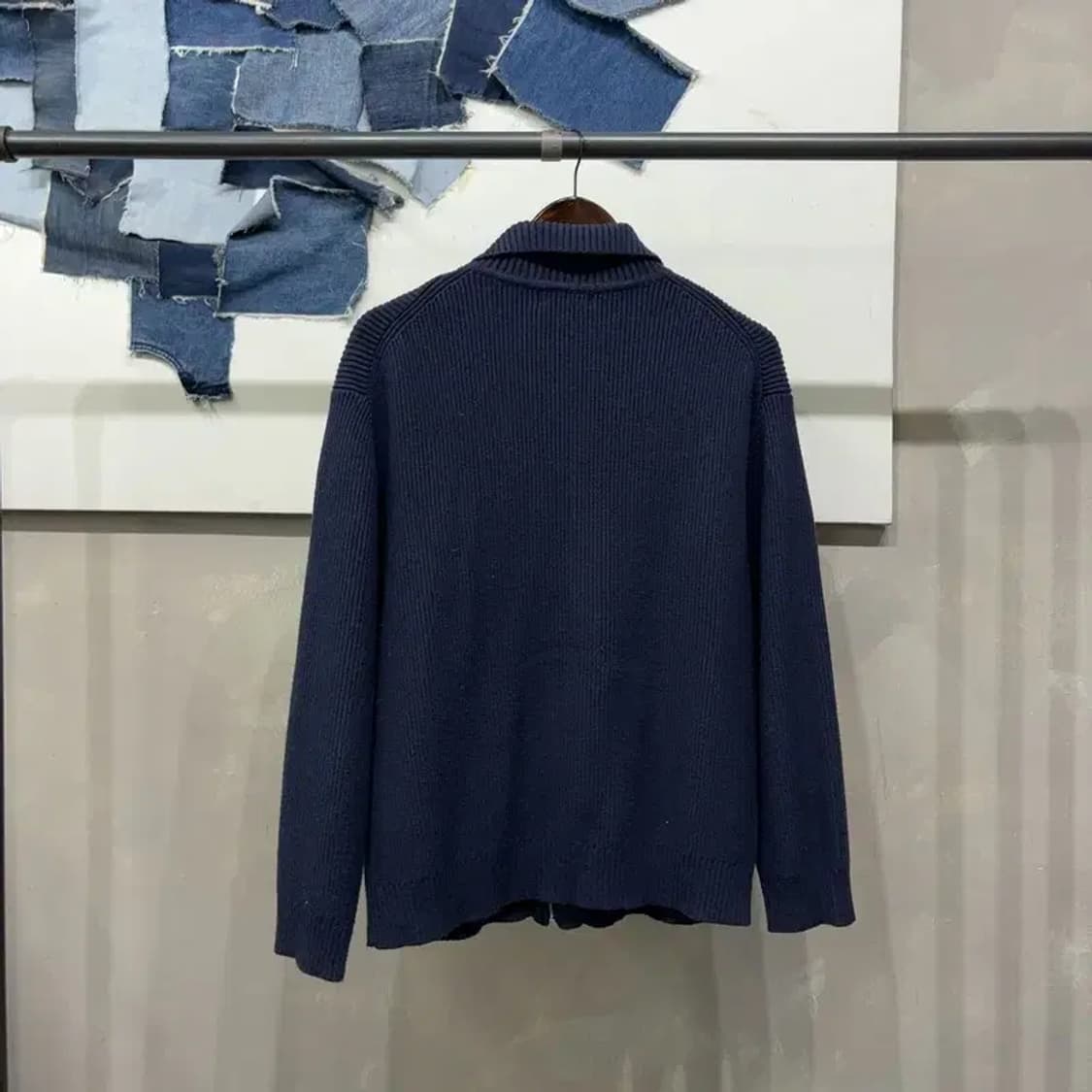 (105) 스파오 캐주얼 클래식 투웨이 니트집업 자켓 상품이미지4