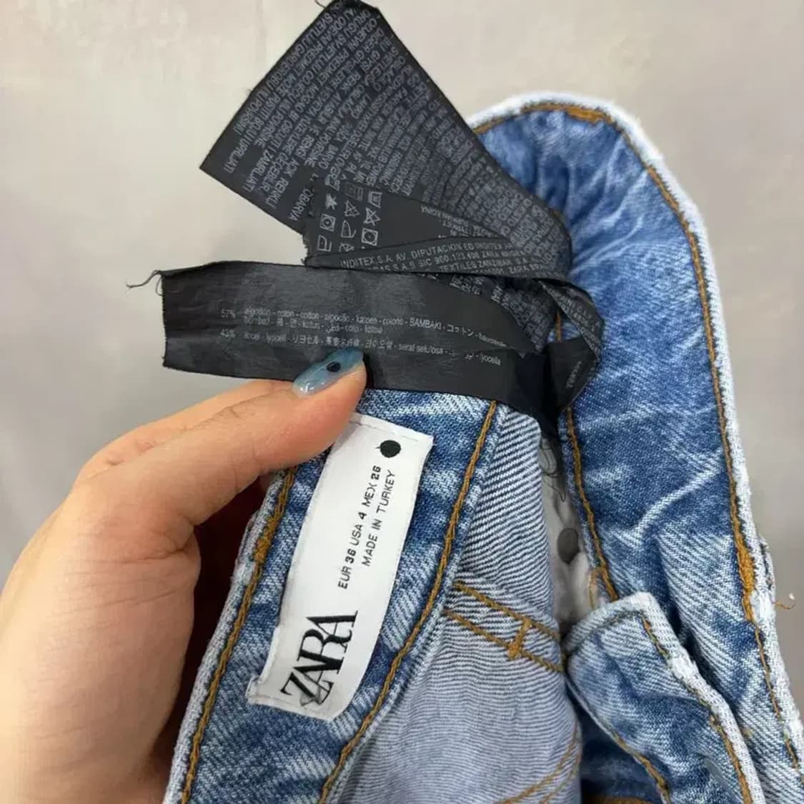 (26인치) 자라 ZARA 여성 캐주얼 청바지 데님팬츠 상품이미지6