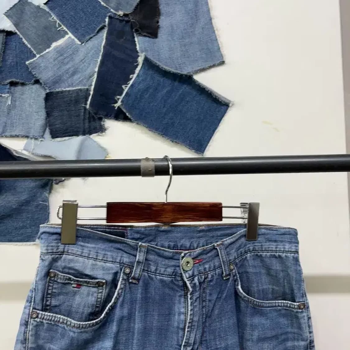 (32인치) 타미힐피거 캐주얼 워싱 진청바지 데님팬츠 상품이미지2