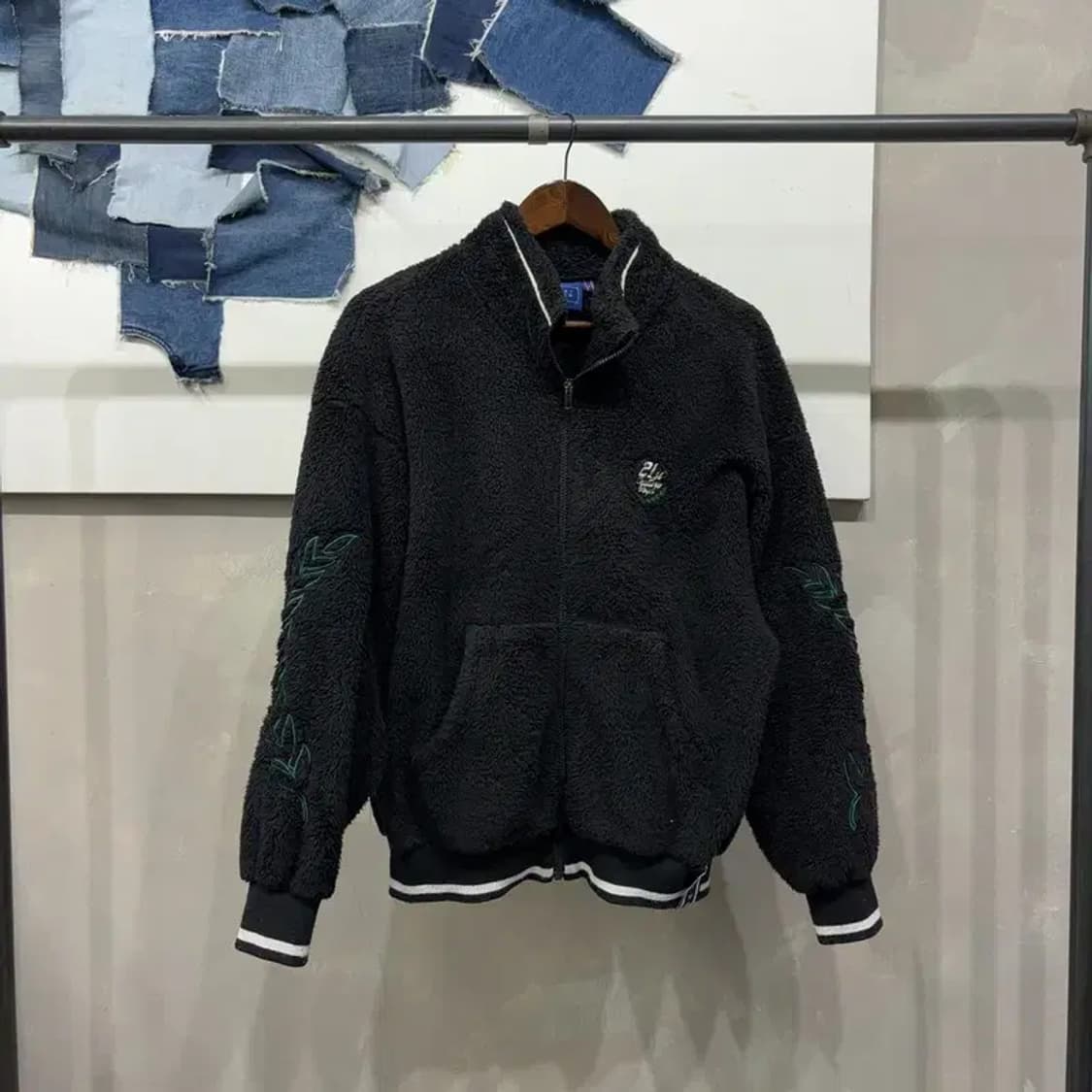 (90) 로맨틱크라운 캐주얼 양털 뽀글이 후리스 자켓 상품이미지1