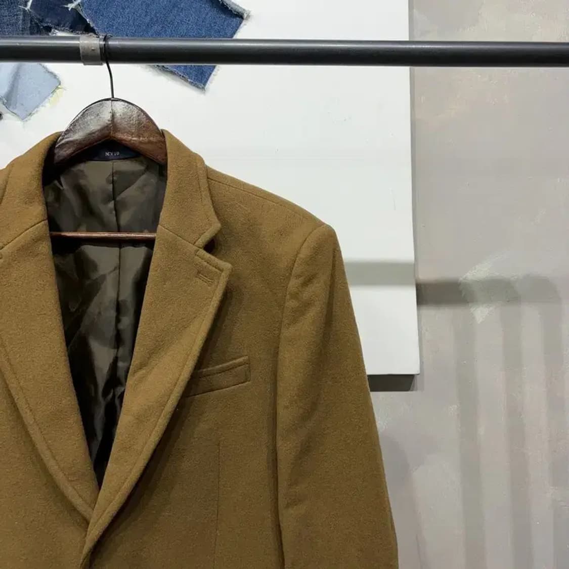 (100) 엠비오 클래식 캐주얼 캐시미어 싱글 블레이저 자켓 상품이미지3