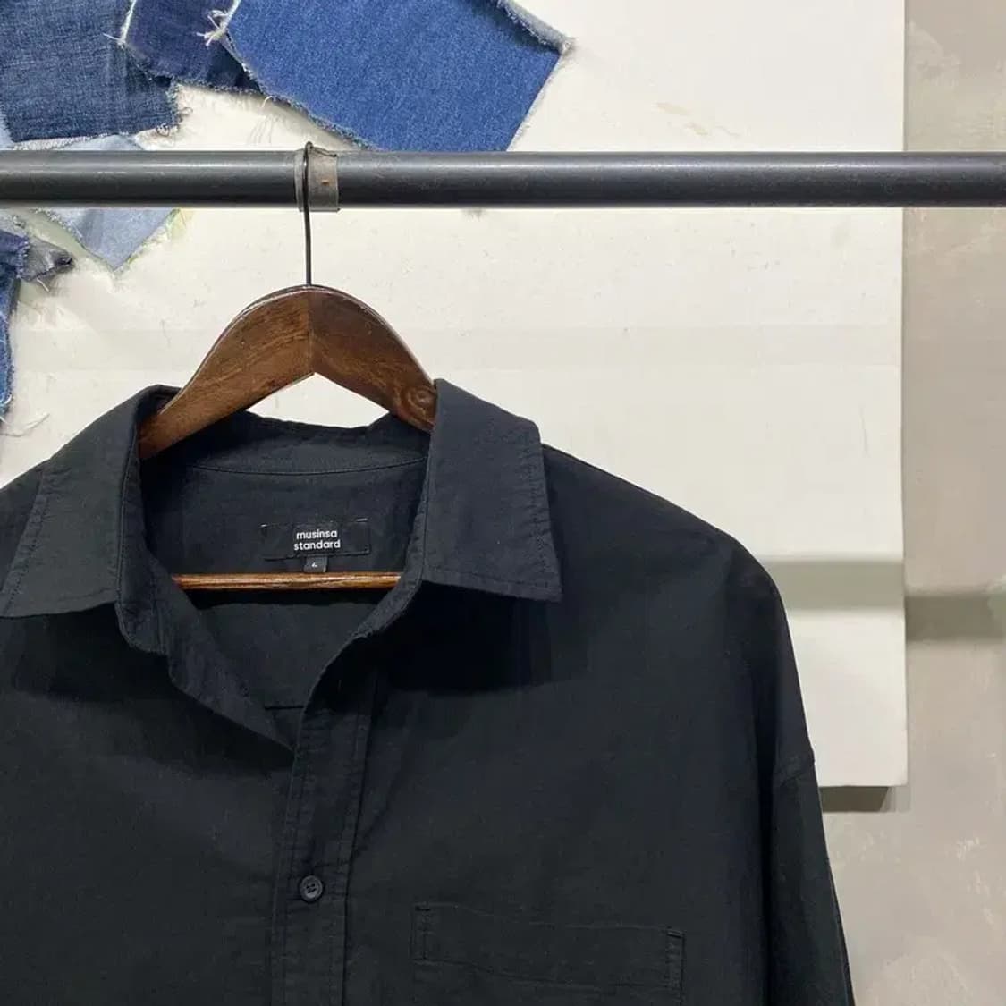 (105) 무신사스탠다드 무탠다드 캐주얼 베이직 셔츠 남방 상품이미지3