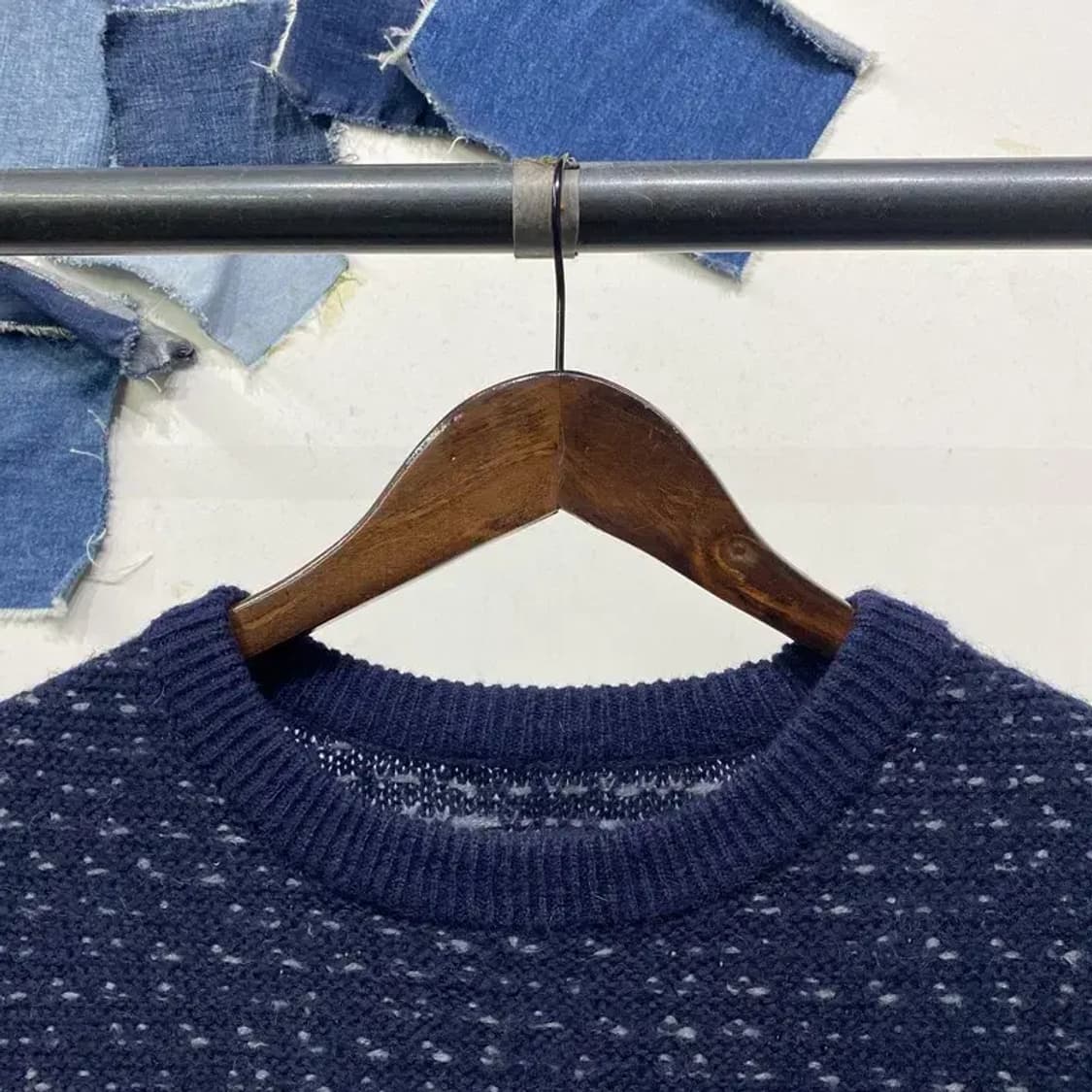 (100) 시리즈에피그램 캐주얼 클래식 울 라운드 니트 상품이미지2