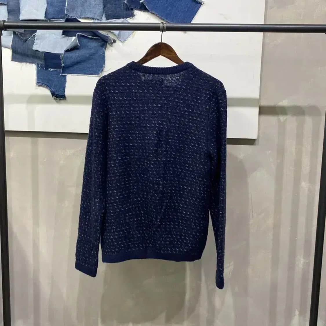 (100) 시리즈에피그램 캐주얼 클래식 울 라운드 니트 상품이미지5