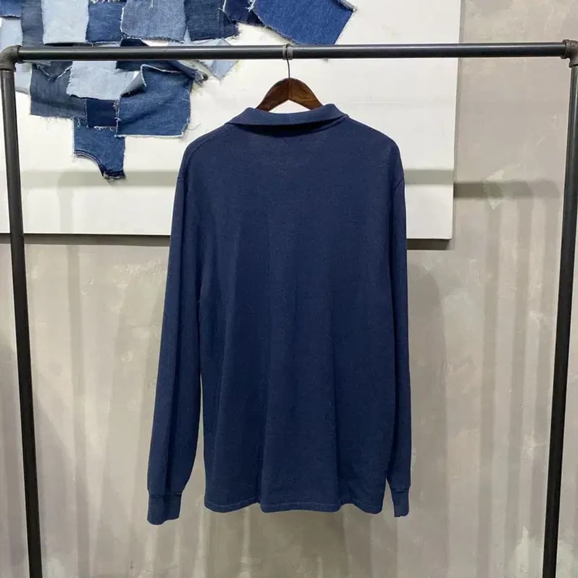 (105) 폴로 랄프로렌 캐주얼 신형 기모 자수 PK 카라 긴팔티 상품이미지4