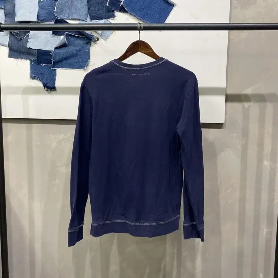 (95) 빈폴 바이크리페어샵 캐주얼 네이비 맨투맨 긴팔 티 상품이미지4