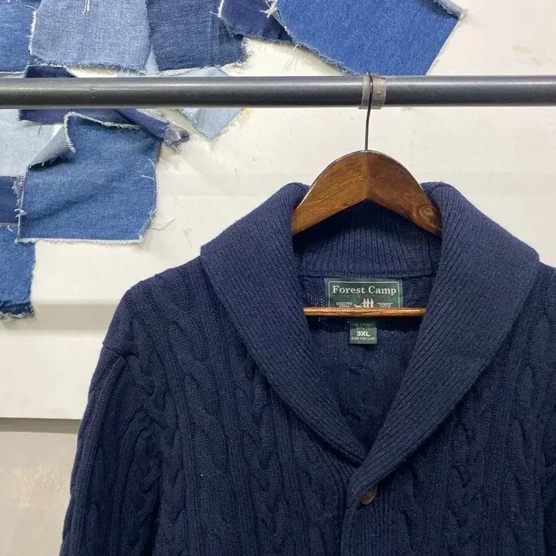 (115) 포레스트캠프 캐주얼 케이블 꽈배기 니트 가디건 상품이미지3